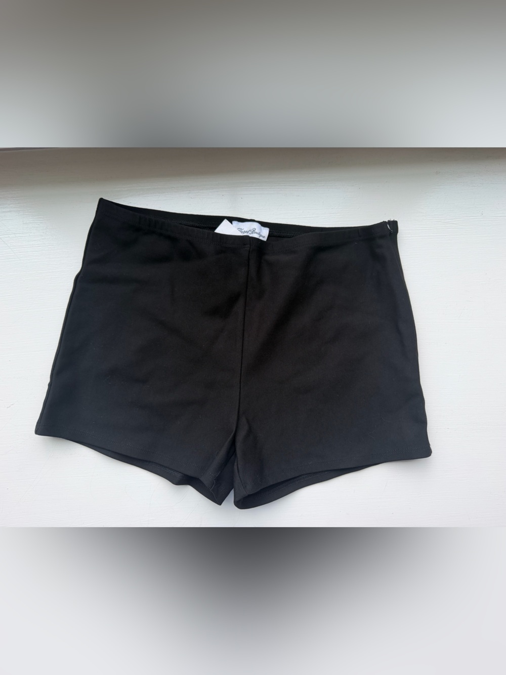 NWT Hazel boutique black micro shorts sz L